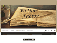 Tablet Screenshot of fictionfactor.com